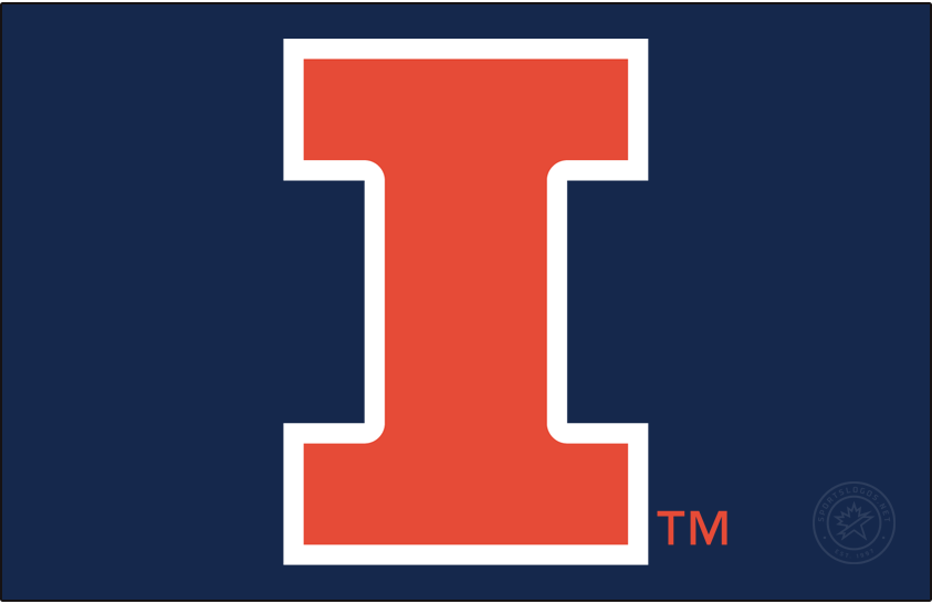Illinois Fighting Illini 2014-Pres Primary Dark Logo diy iron on heat transfer